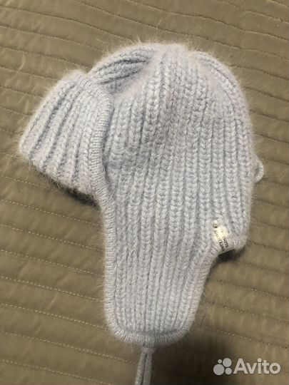 Шапка ушанка зимняя женская