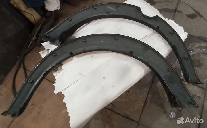 Брызговики, расширители Mitsubishi L200 (06-15г.)