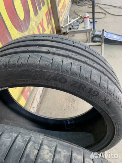Continental ContiSportContact 225/40 R19 и 255/35 R19