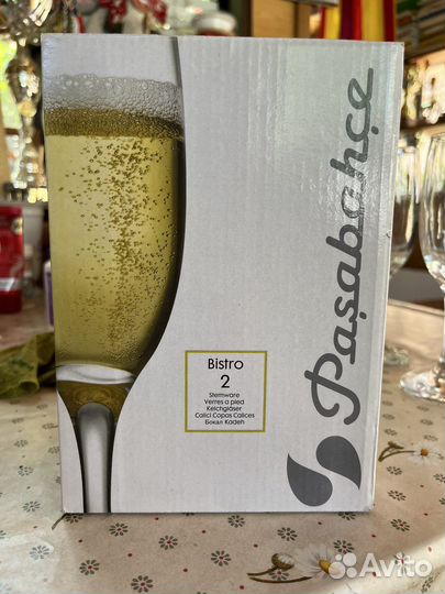 Фужер бокал для шампанского 2 шт