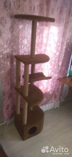 Домик для кошек. Когтеточка