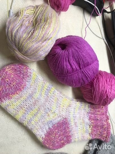 Носки вязаные ручной работы мужские