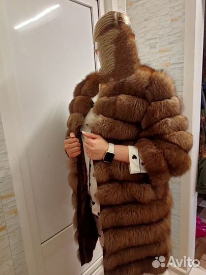 Шуба из песца