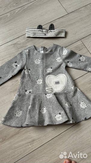 Платье для девочки 74 80