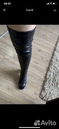 Сапоги ботфорты 37