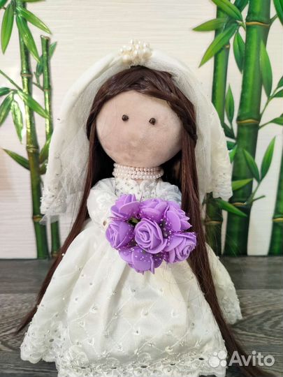 Кукла мягкая невеста