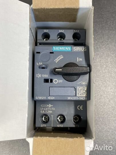 Siemens 3RV2311-1HC10 новый, 1 шт