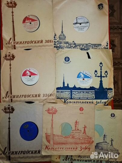 Пластинки СССР: Красносельский завод, 78 оборотов