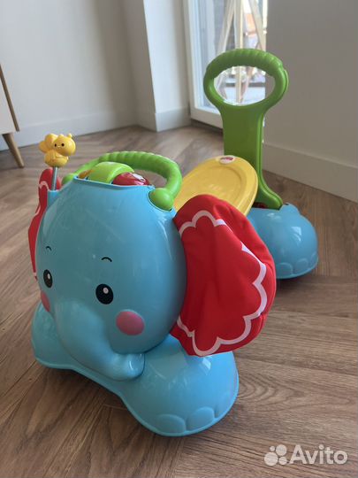 Каталка слон fisher price