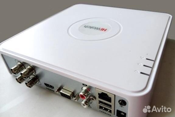 Видеонаблюдение Комплект 4 камеры 1Mp HiWatch