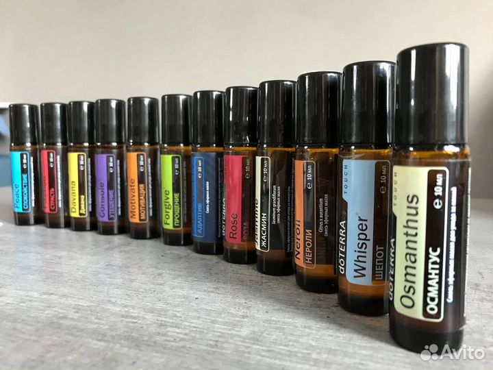 Эфирные масла и смеси в роллерах doterra
