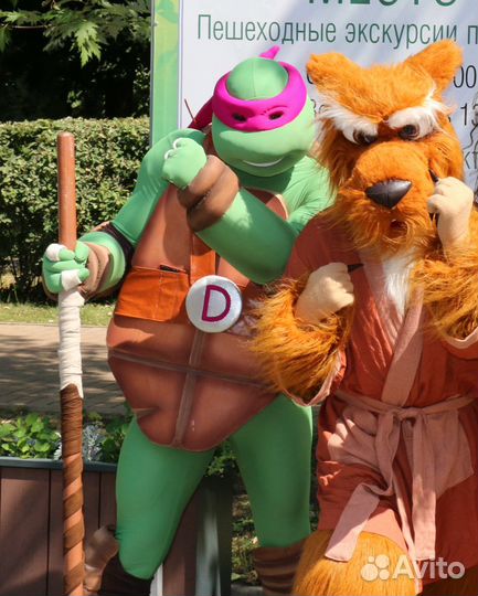 Костюм Черепашки-Ниндзя Микеланджело