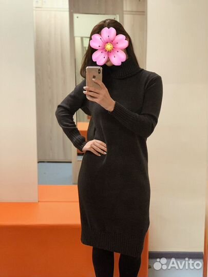 Вязаное платье