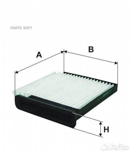 Filtron K1317 Фильтр салона nissan tiida 07