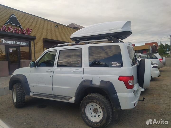 Багажник на крышу UAZ Patriot аэро поперечины