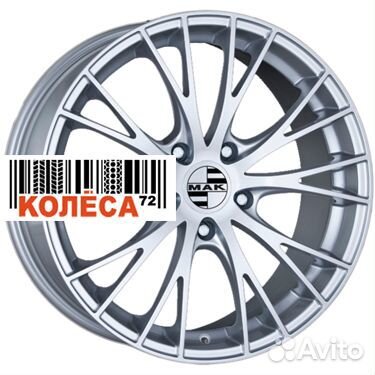 MAK Rennen 8.0x19 5x112 ET50 Dia57.1 Silver
