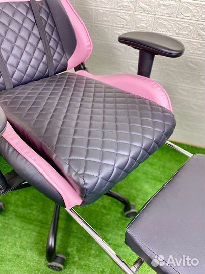 Компьютерное кресло розовое premium