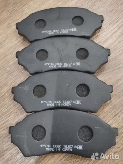 Тормозные колодки передние mazda familia BJ 2002