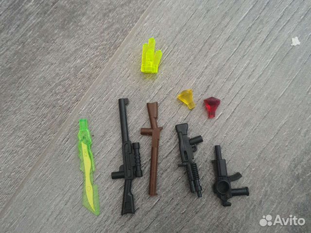 Lego оружие и кристалы