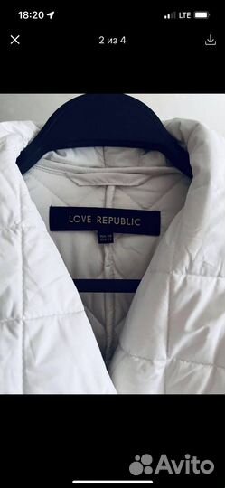 Пальто плащ демисезонный женский Love Republic 40