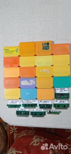 Катриджи для dendy