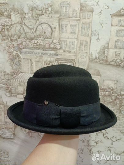 Шляпа женская черная