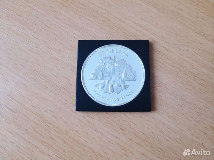 Монета острова Святой Елены