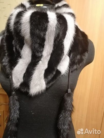 Меховой шарф