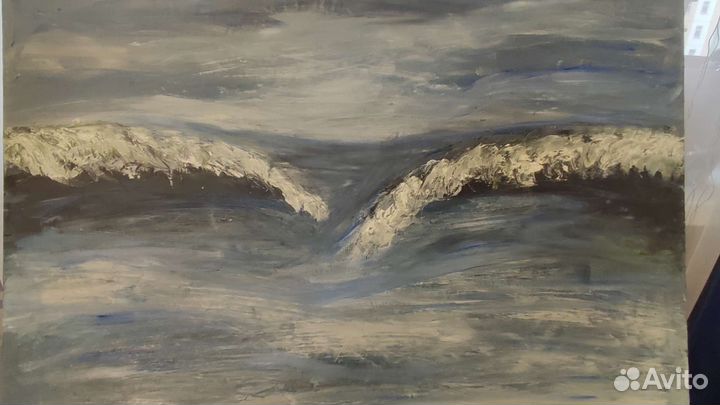 Картина,масло, авторская