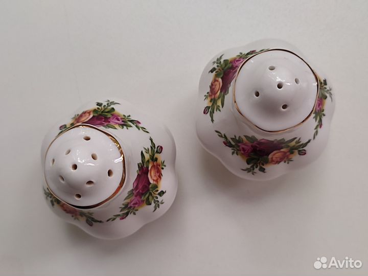 Royal Albert Old Country Roses солонка и перечница