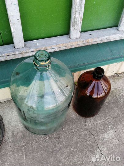 Бутыль стеклянная СССР