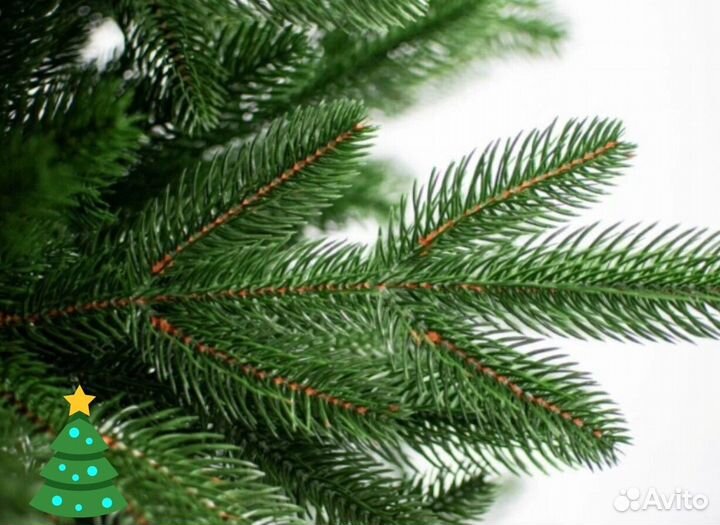 Новогодняя ель литая 2,1 м, premium