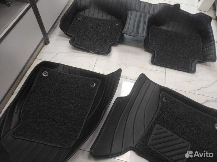 Коврики салона кожаные с ворсом Mercedes-Benz W212