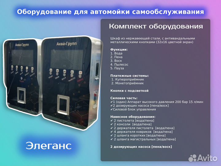 Оборудование для Автомойки / Элеганс Пro 47