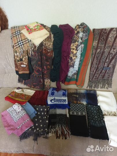 Шарфы, платки и палантин