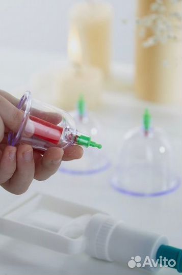 Вакуумные (массажные) банки 12 шт