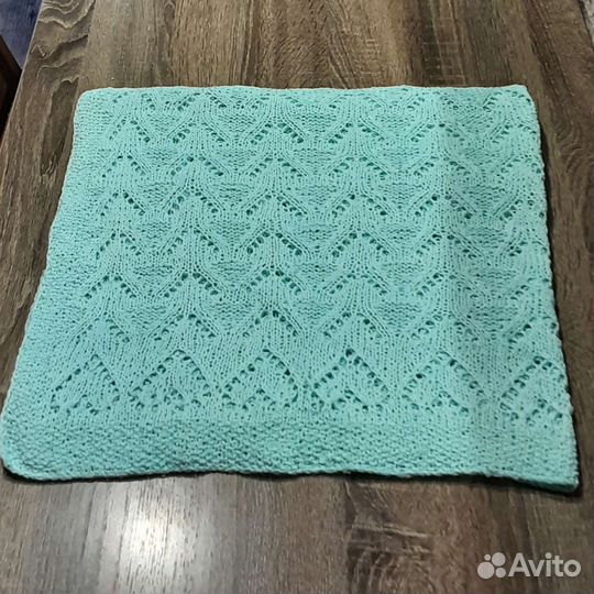 Плед детский вязаный ручная работа