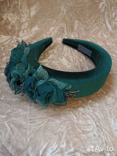 Ободок с цветами