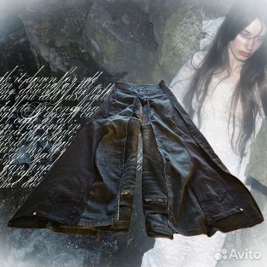 Джинсы клеш