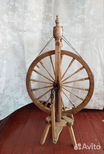 Прялка деревянная старинная
