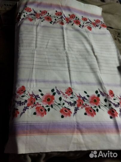 Покрывало или простынь СССР лён новые