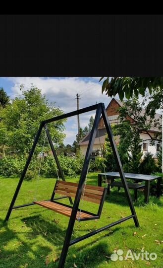 Садовые качели подвесные