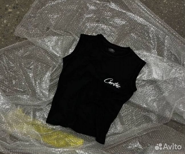 Майка черная Corteiz