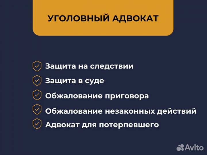 Адвокат по уголовным делам / Уголовный юрист