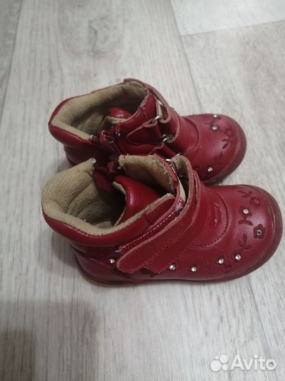 Ботинки весна-осень для девочки, размер 20