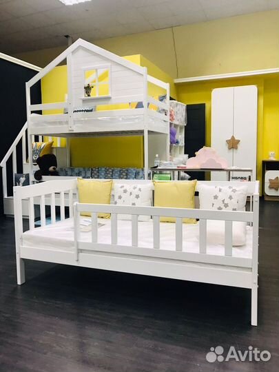 Детская кровать с Вертикальными бортами