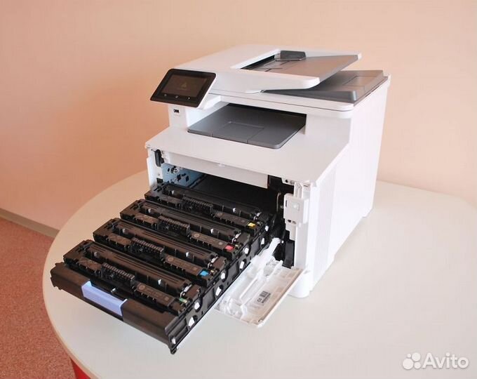 Мфу hp color laserjet pro m477fdn пробег 1500 копи