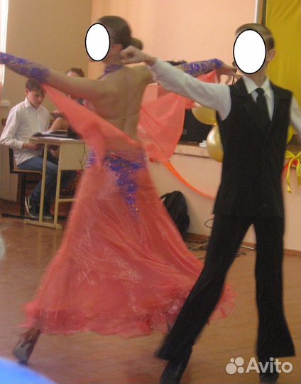 Платье для бальных танцев стандарт