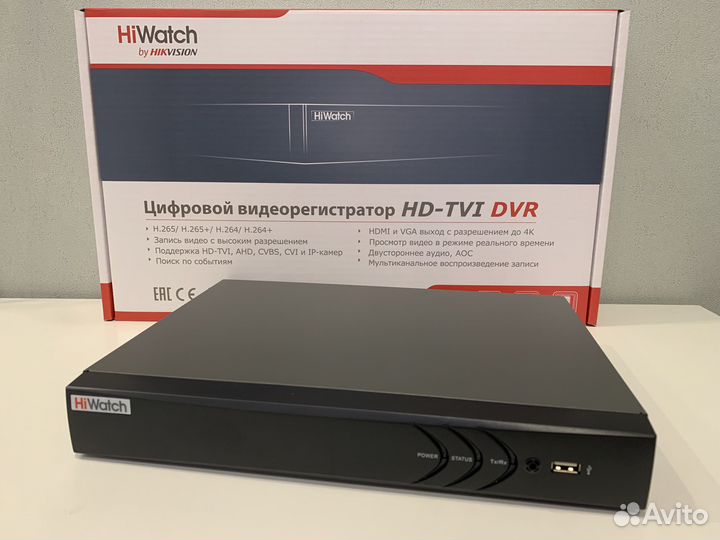 Видеорегистратор HiWatch DS-H204UA