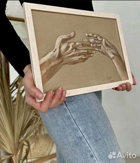 Картина акрилом «Верность»